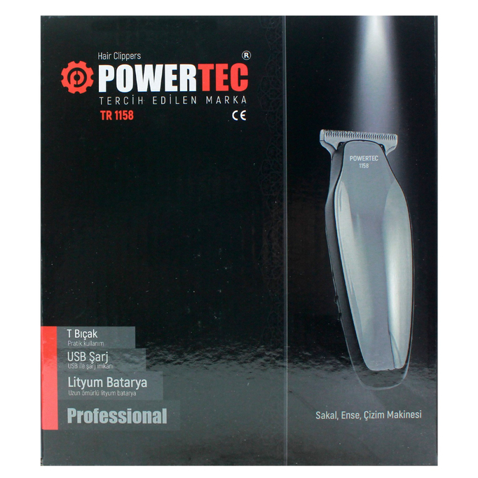 Powertec Traş Makinası 1158