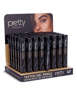 Pretty Tattoo Gel Pencil Siyah Pb-1001