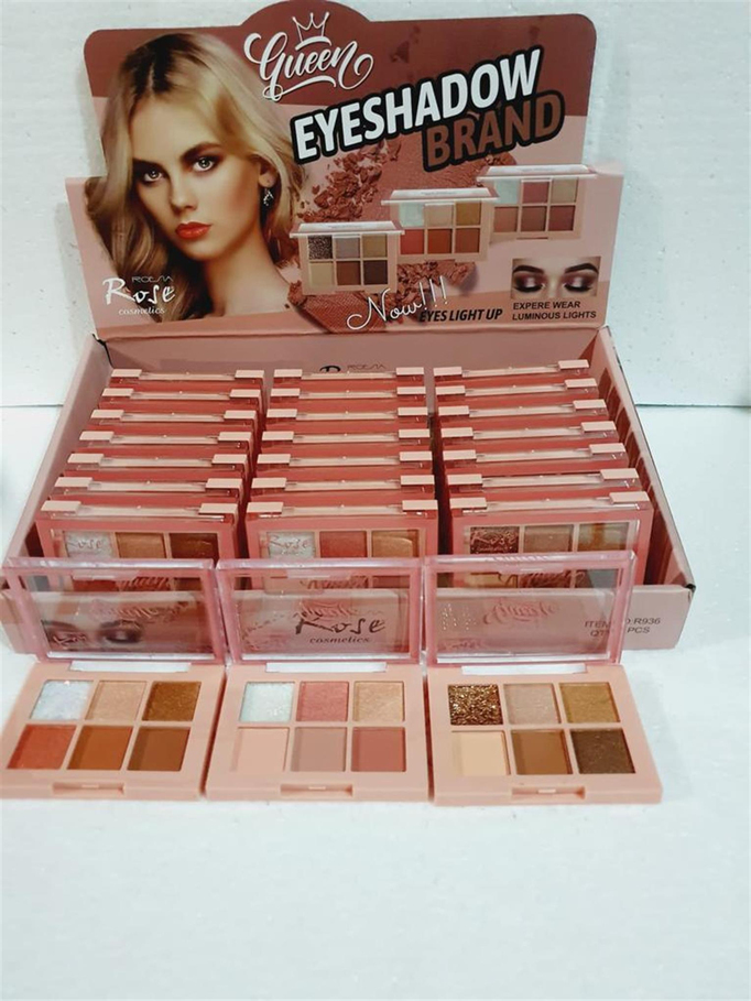 Rose Göz Farı 6'Lı Queen Brand*24R-936