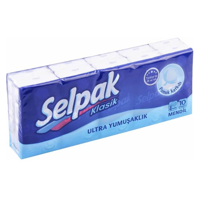 Selpak Sade Mendil 10 Adet