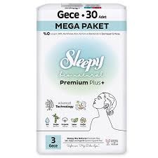 Sleepy Ped Bio Natural Mega Gece 30'lu