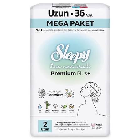 Sleepy Ped Bio Natural Mega Uzun 36'lı