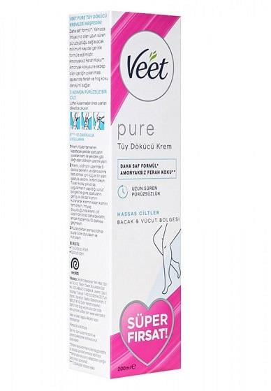 Veet Tüy Dökücü Krem Pure 200ml Hassas