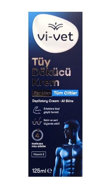 Vivet Tüy Dökücü Krem Erkek 125ml