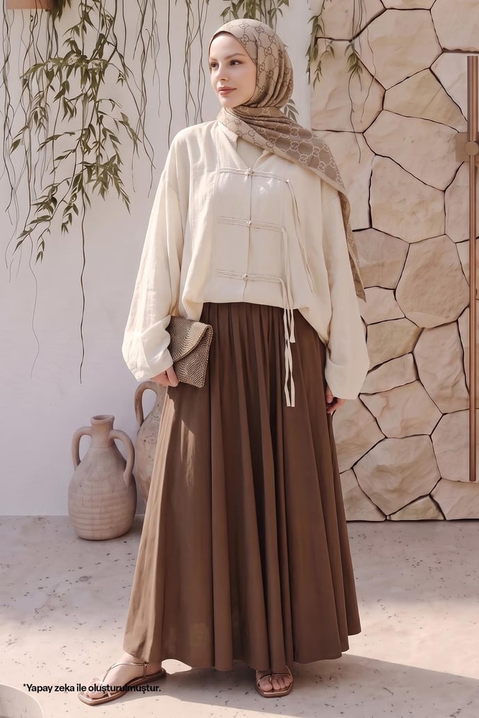 Geniş Kol Taş Kimono