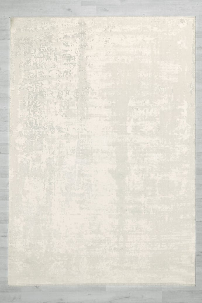Bej Rengi Vintage Bambu Halı