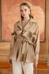 Lofts Piliseli Grenli Premium Ceket - Camel