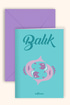 Burç Astroloji 10x15 Hediye Tebrik Kartı Balık