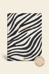 Keten Ciltli Düz Defter Zebra 17x24
