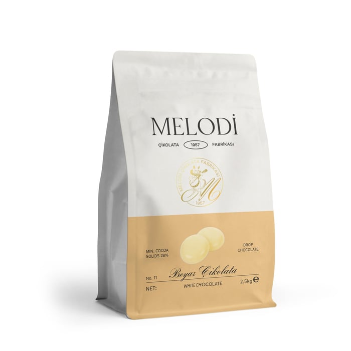 %28 Beyaz Pul Çikolata 2,5kg