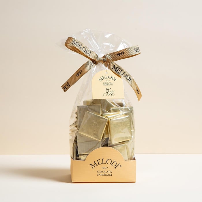 Altın Yaldızlı Sütlü Madlen 500g