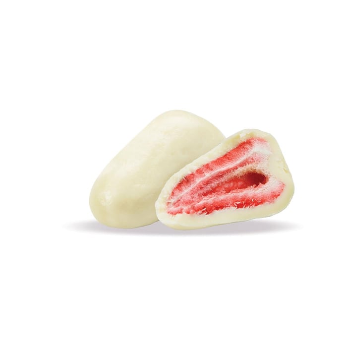 Beyaz Çikolata Kaplı Çilek Draje 80g
