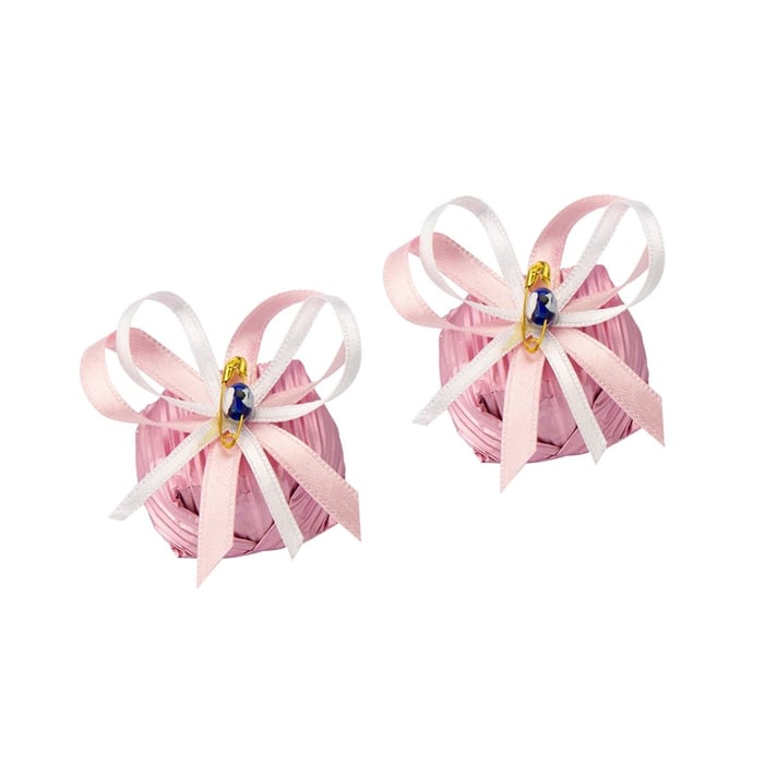 Dekorlu Boncuk Baton Pembe 350g - Kız Bebek Çikolatası