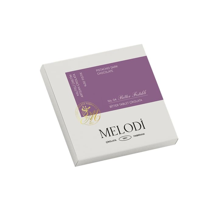 Fıstık Parçacıklı Bitter Çikolata Tablet 60g