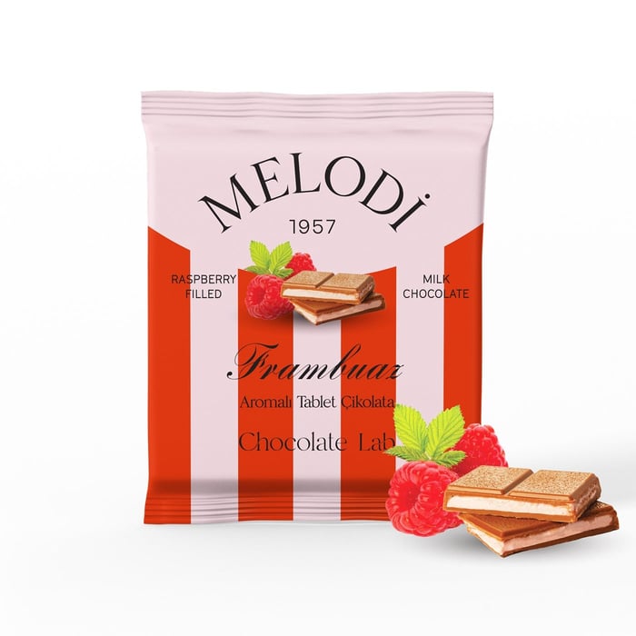Frambuaz Aromalı Krema Dolgulu Sütlü Tablet 60 g 