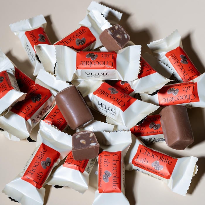 Kakaolu Fındıklı Mini Nuga 200g