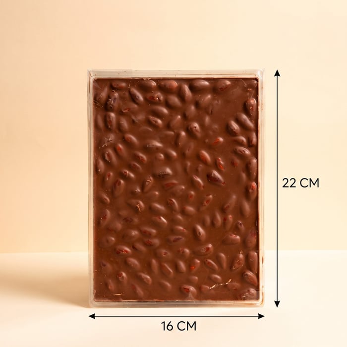 Kır Kır Ye Bademli Sütlü Çikolata 300g