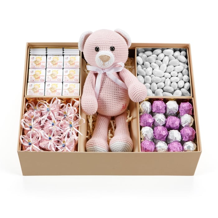 Kız Bebek Hediye Çikolata Seti 1700g(e)