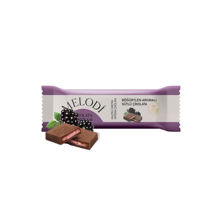 Sütlü Böğürtlenli Çikolata 25g