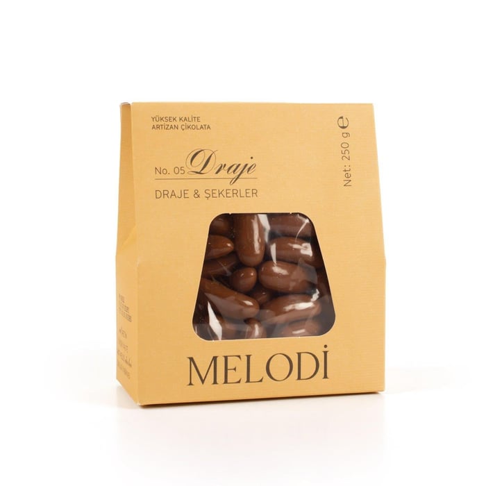 Sütlü Çikolatalı Portakal Draje 250g