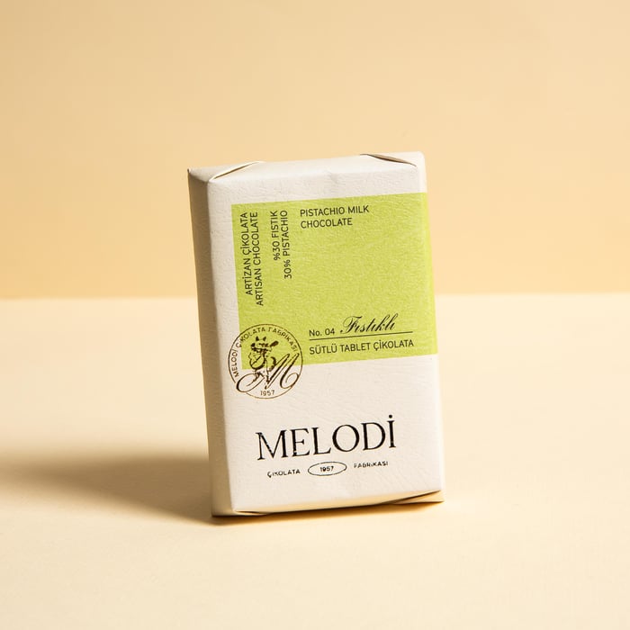 Sütlü Fıstıklı Beyoğlu Tablet Çikolatası 60g