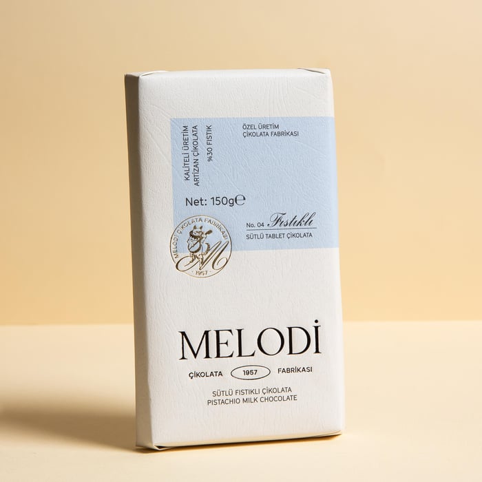 Sütlü Fıstıklı Beyoğlu Tablet Çikolatası 150g