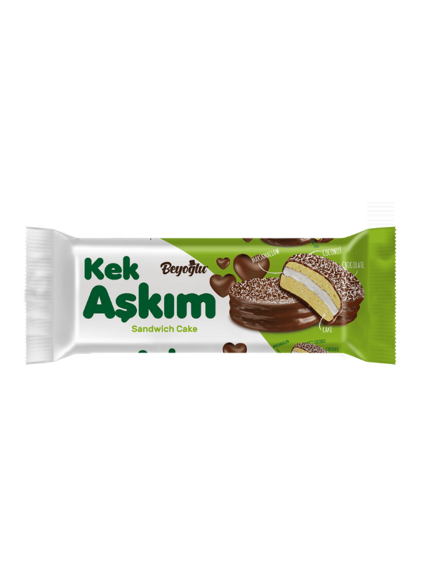 Beyoğlu Kek Aşkım Hindistan Cevizli 8'li  (184GR.)