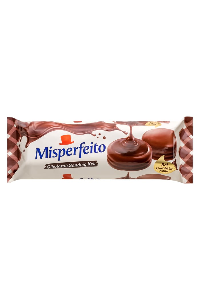 Beyoğlu Çikolata - Sütlü Çikolata Kaplamalı Kek Misperfetio Beyoğlu Misperfetio Çikolatalı Sandeviç Kek 184 Gr.