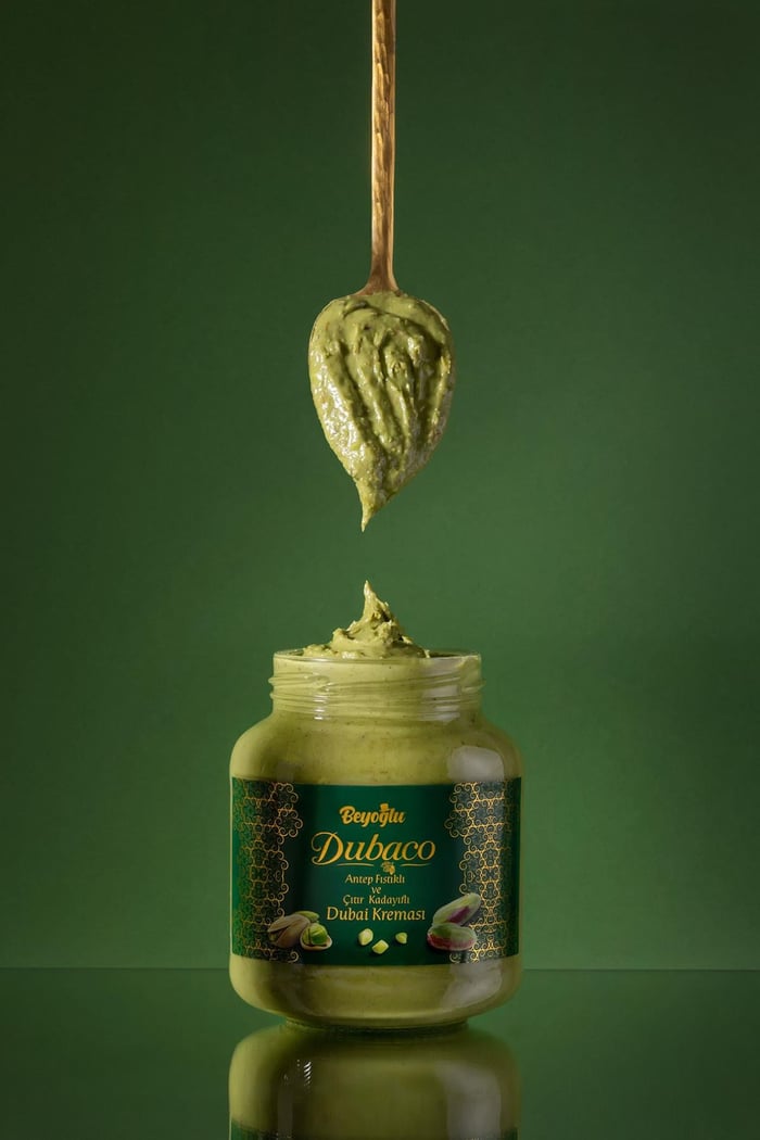 Dubaco antep fıstıklı dubai kreması 300 Gr.