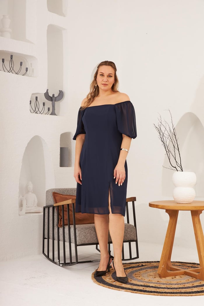 ŞİFON ELBİSE   44-50