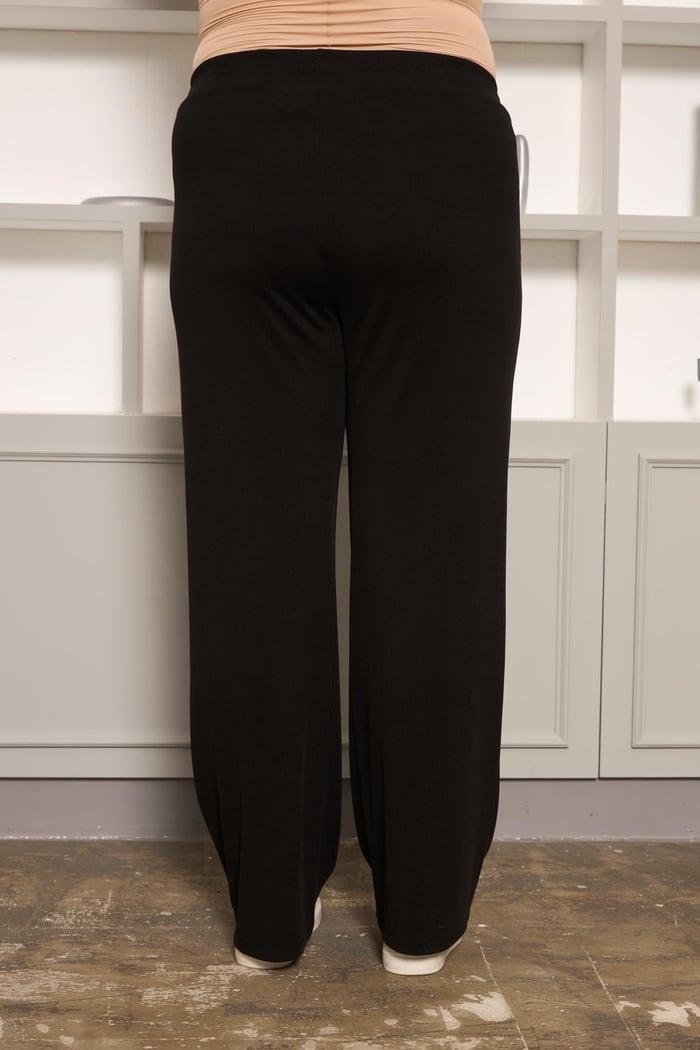 Rahat Kesim Basic Pantolon Siyah
