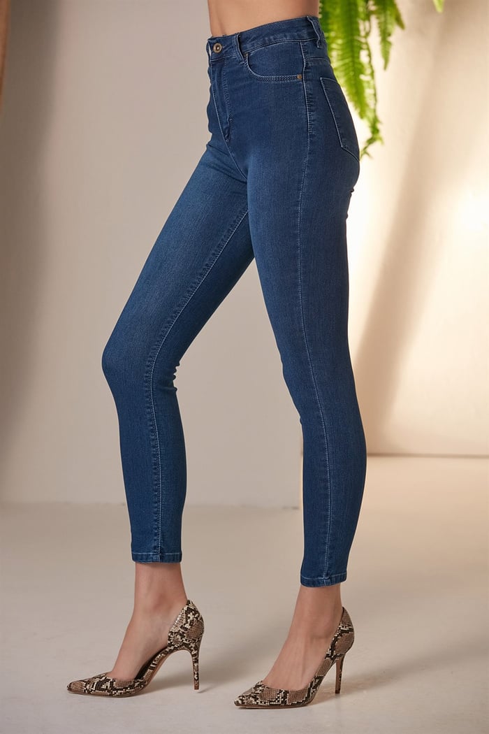 RMG Kim Lacivert Kot Pantolon