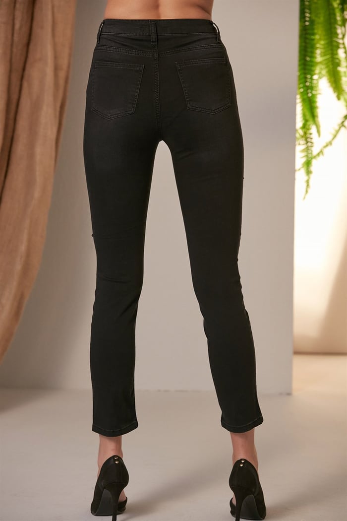 RMG Taşlı Kim Füme Kot Pantolon