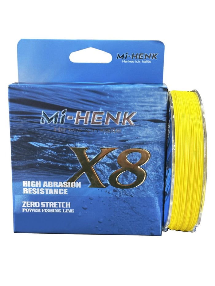 300 Metre Surf Casting Kurşun Arkası Şok İpi ( SARI ) 0,26