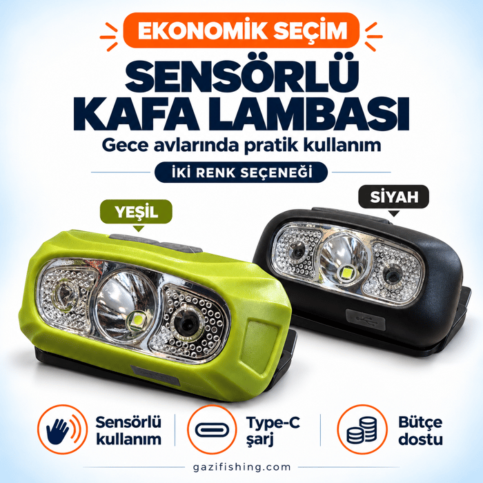 Ekonomik Sensörlü Kafa Lambası, Kafa Lambaları, ANCHOR