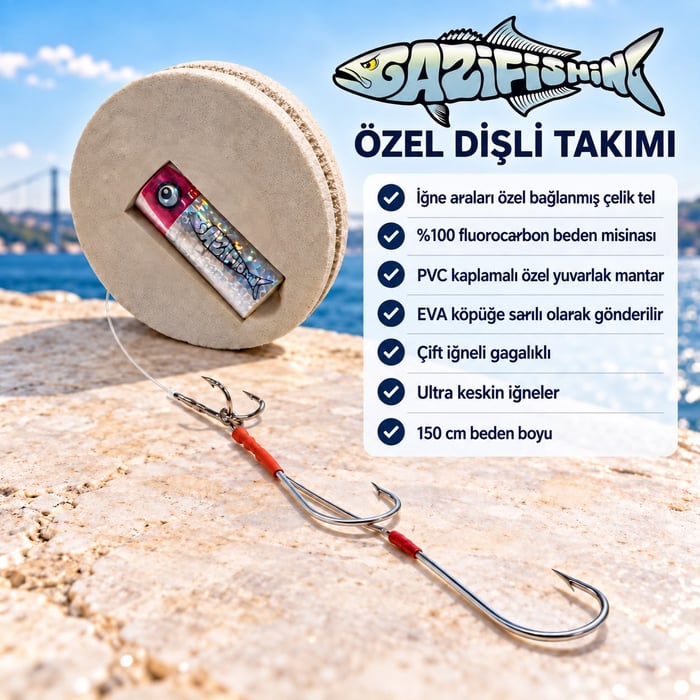 Gazi Fishing Özel DİŞLİ Takımı, Hazır Olta Takımları, Gazi Fishing