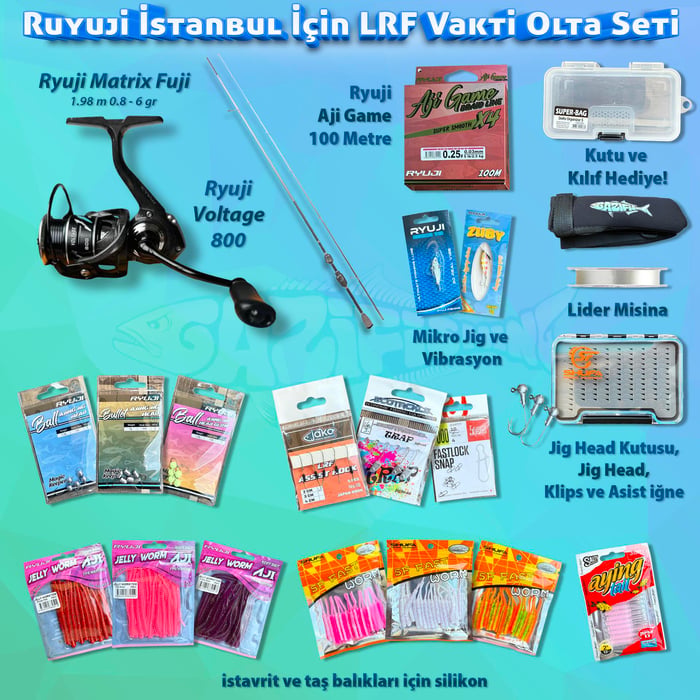 İstanbul İçin LRF Vakti Olta Seti