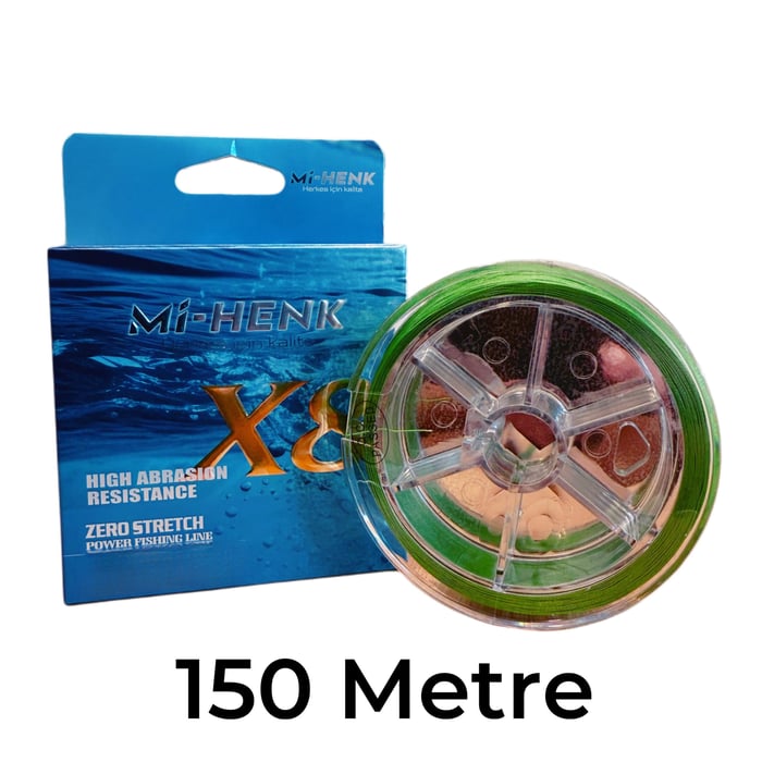 Mi-Henk 8X Green Örgü İp Misina 150 Metre