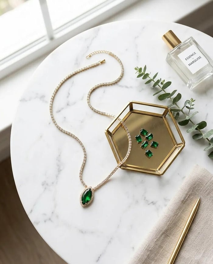 Zirkon  Green Kolye