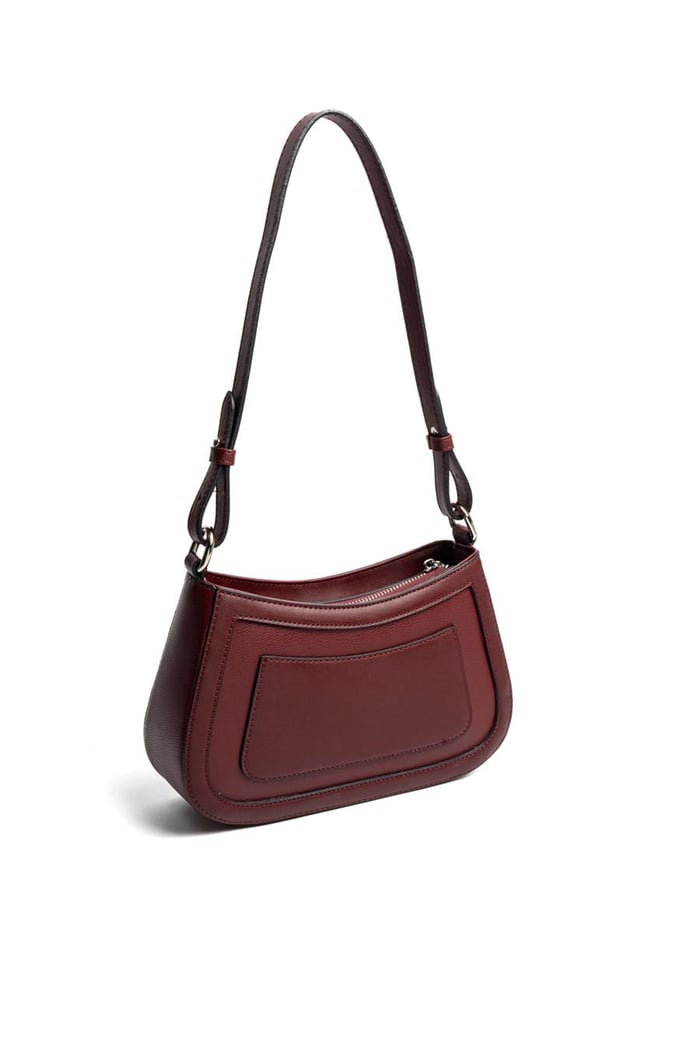 Silver & Polo SP1132 Kadın Çapraz Çanta Düz Bordo