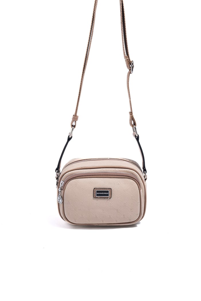Silver Polo Bej - Latte Fashion Kadın Çapraz Çanta SP1111