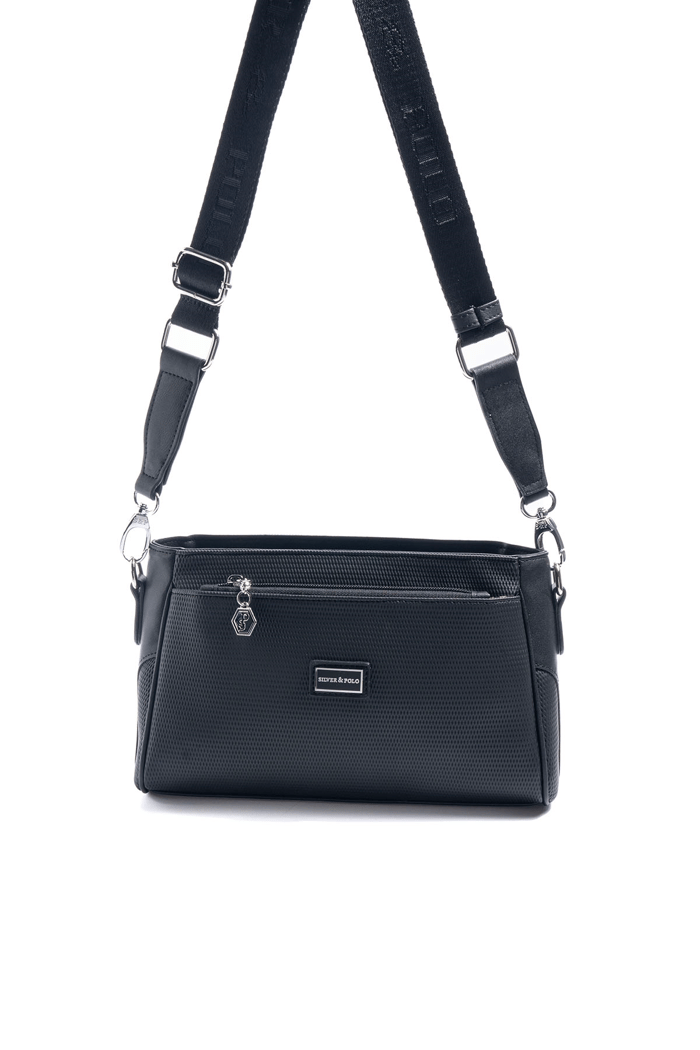 Silver & Polo SP1273 Kadın Çapraz Çanta Petek Siyah