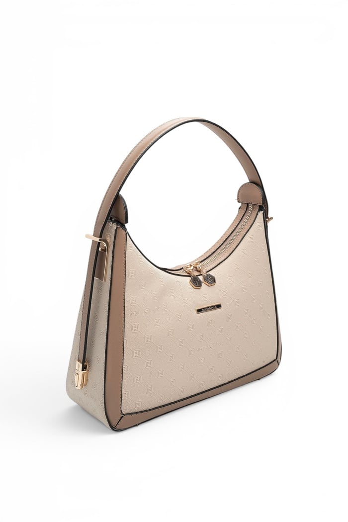 Silver Polo Bej - Latte Fashion Kadın Omuz Çantası SP1187