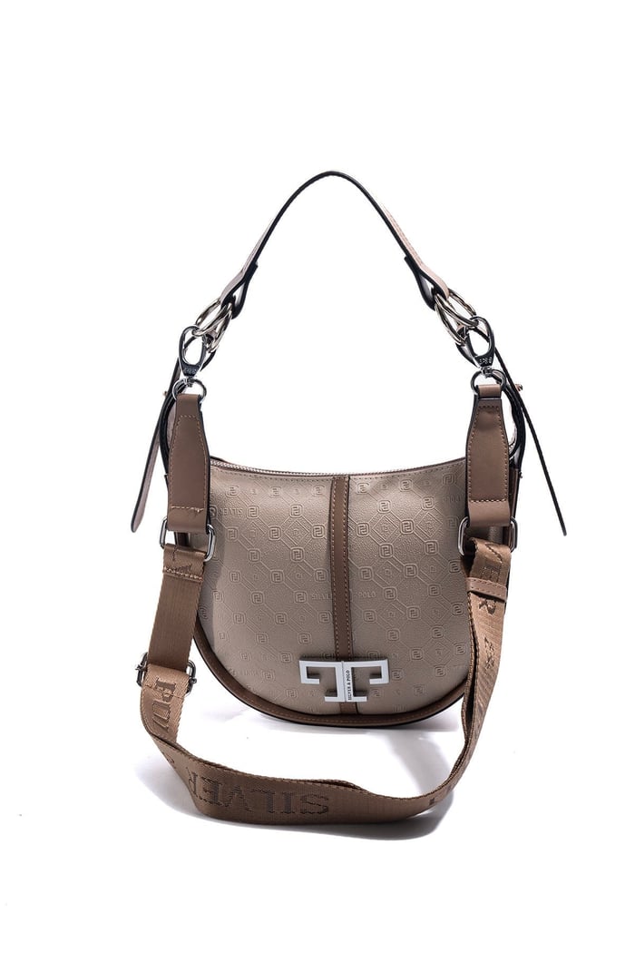 Silver & Polo SP1270 Kadın Omuz Çantası Fashion Bej-Latte