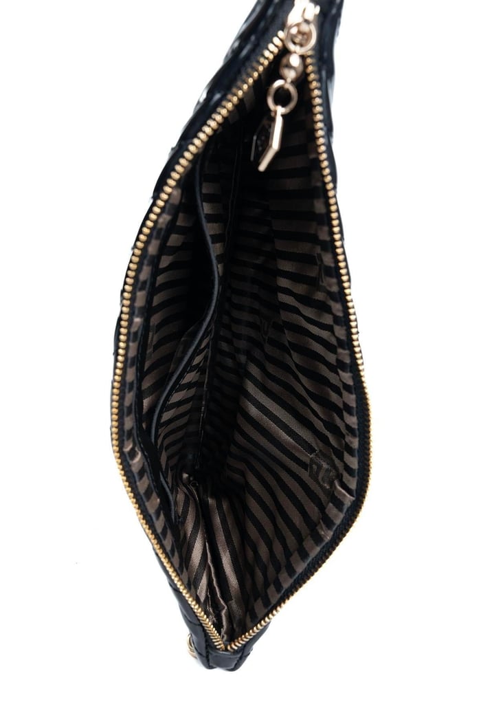 Silver Polo Krem - Taba Ekose Kadın Portföy ve Clutch El Çantası SP1034