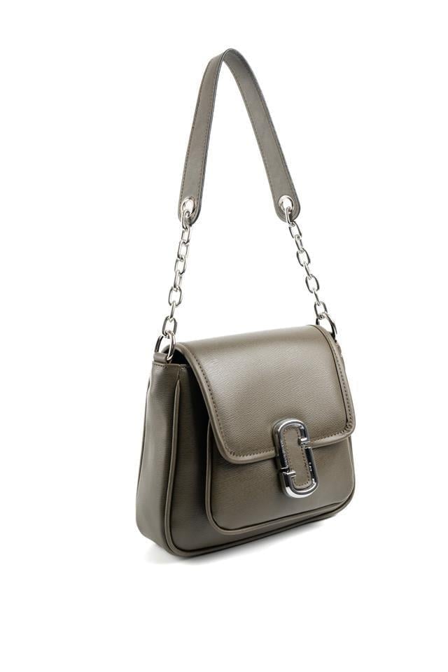 Silver & Polo SP1147 Kadın Omuz Çantası Düz Zeytuni