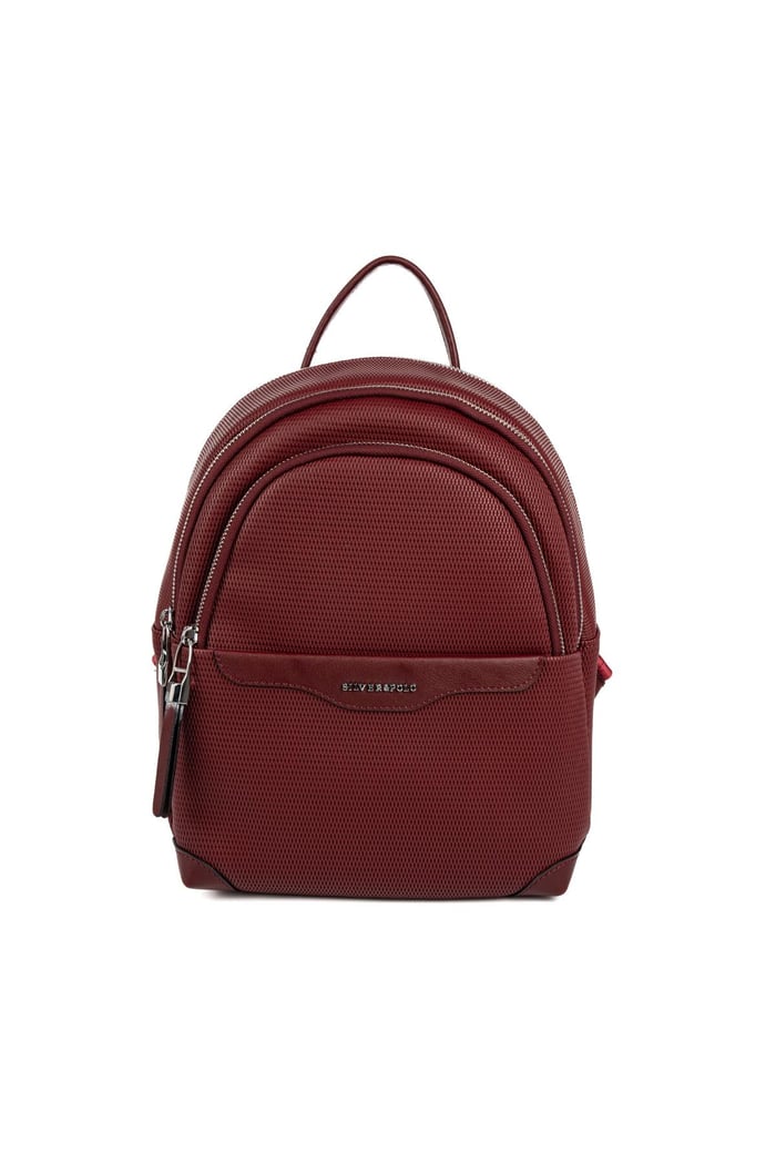 Silver & Polo SP1265 Kadın Sırt Çantası Petek Bordo
