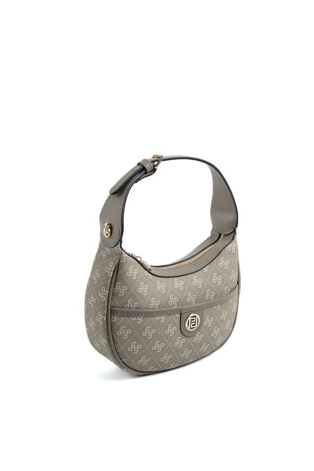 Silver & Polo SP1194 Kadın Omuz Çantası Monogram Y.Yeşil
