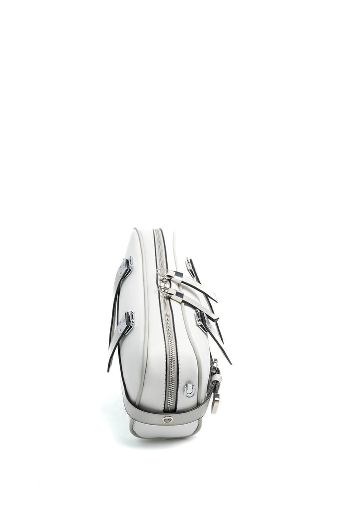 Silver & Polo SP1258 Kadın El Çantası Düz Beyaz-A.Gri