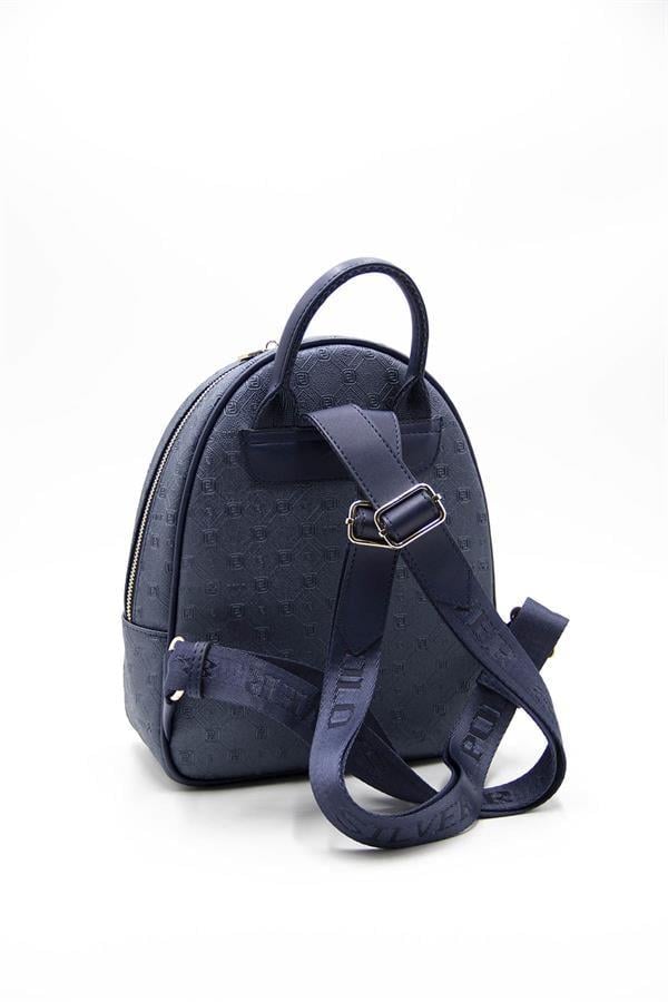 Silver & Polo SP945 Kadın Sırt Çantası Logolu Lacivert